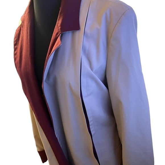 vintage Aigner trench coat, 1980s classic, size 12 - Picture 4 of 10